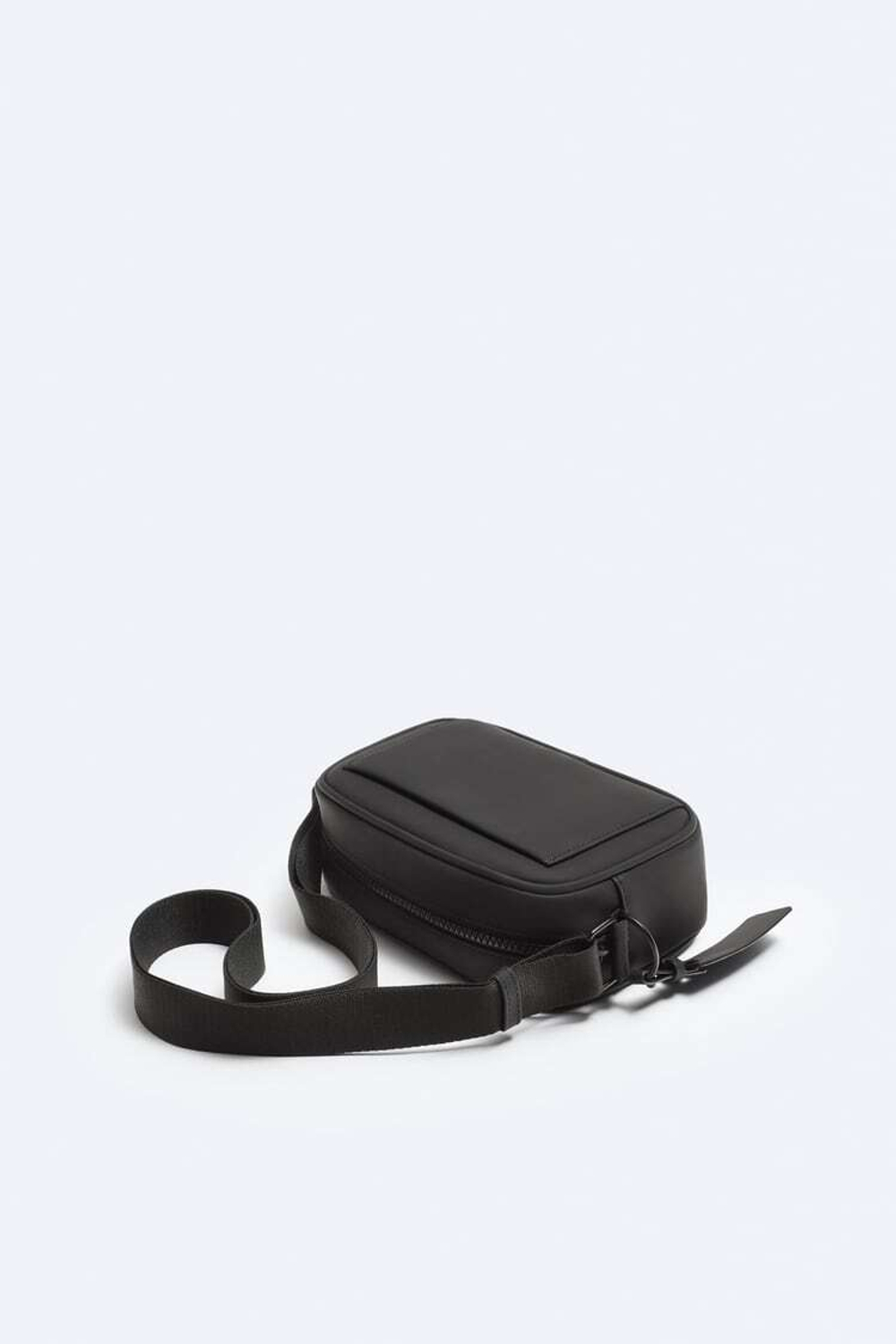 ZARA СУМКА-БОУЛИНГ ФОРМАТА МИНИ, ЧЕРНЫЙ