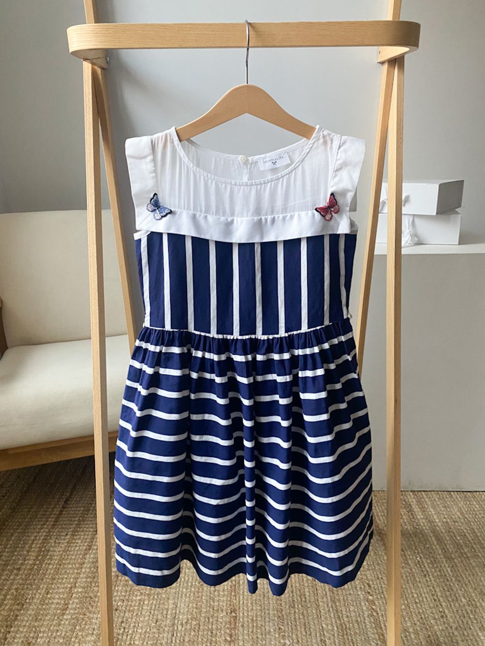 Хлопковое платье Monnalisa, 128