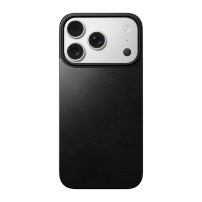 Кожаная накладка MagSafe Nomad Horween Magnetic Leather Back для iPhone 17 Pro Гибридная накладка на заднюю панель из натуральной кожи Horween