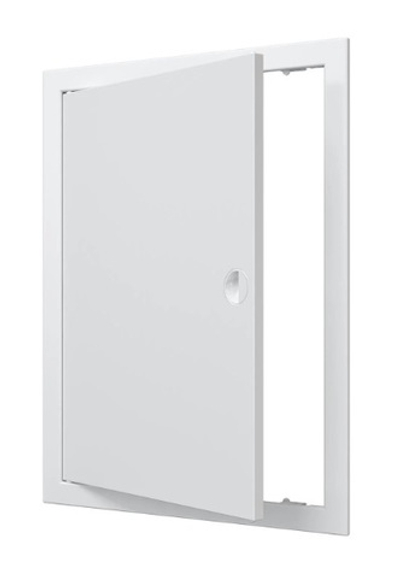 Люк-дверца ревизионная 250х400мм (268х418 с фланцем, 246х396 по посадке) с ручкой, АБС пластик