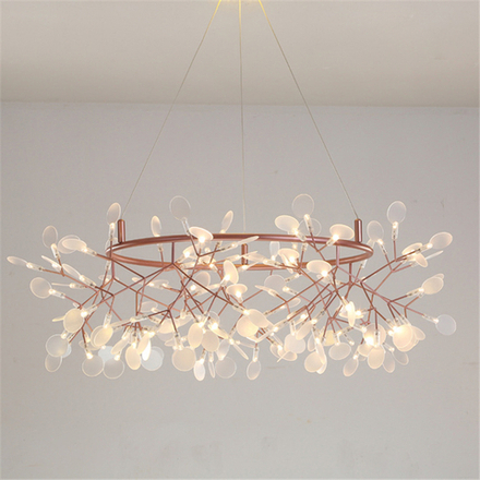 Pendant design lamp  Heracleum  Big O by Moooi (Brass,  D72)