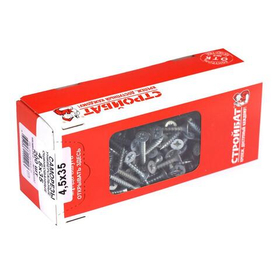 Саморезы универсальные 4,5x35 (белый цинк 200 шт)