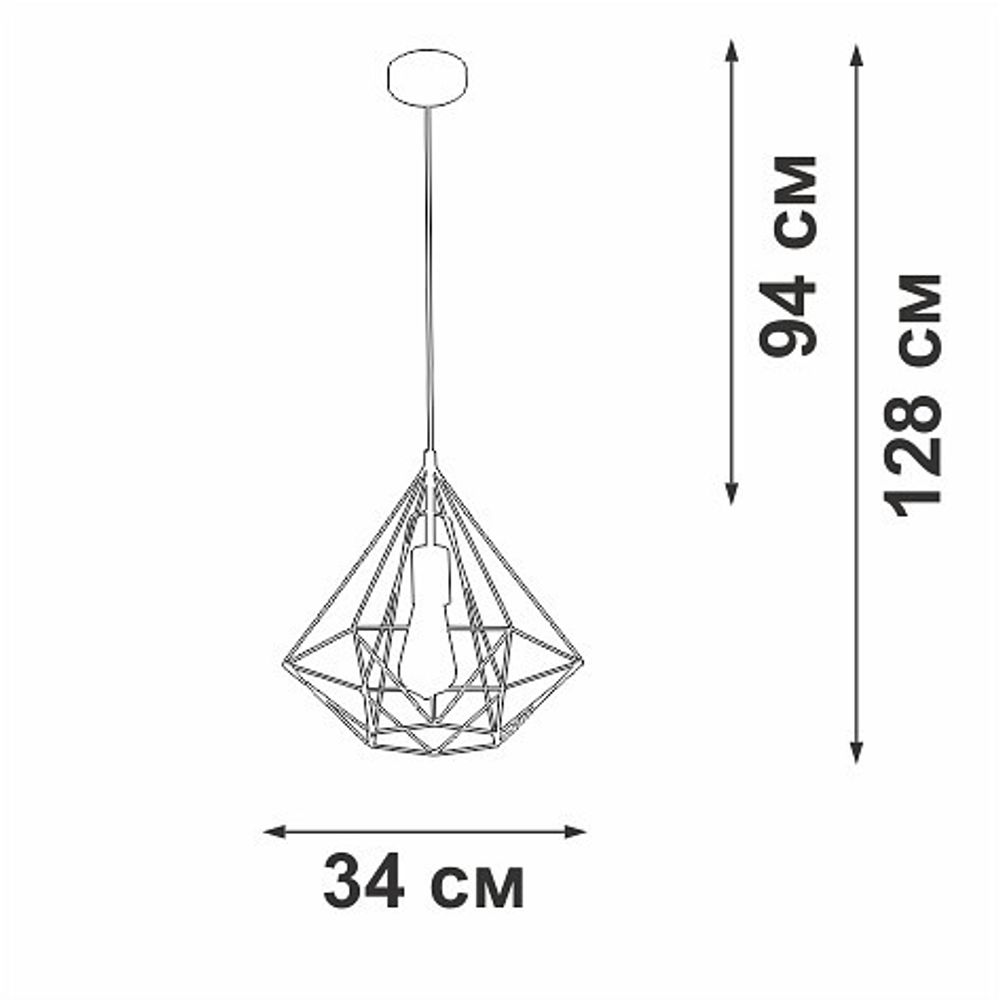 Подвесной светильник Vitaluce V2804 V2804-1/1S