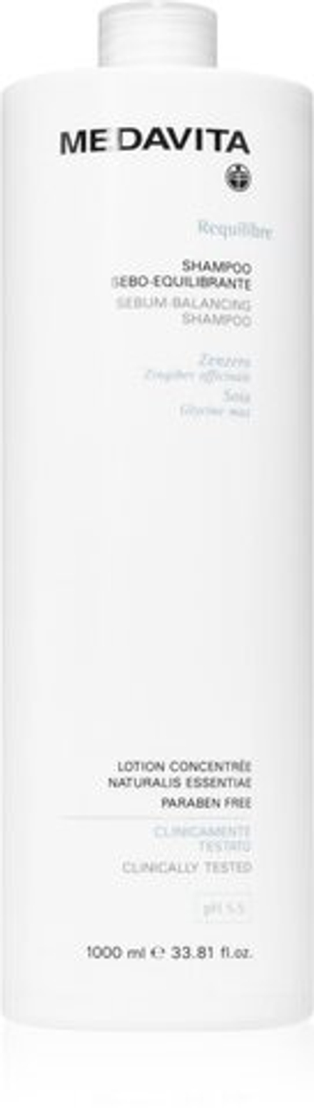 Medavita Requilibre - шампунь для жирной кожи головы /   1000  ml  / GTIN 8033928505229