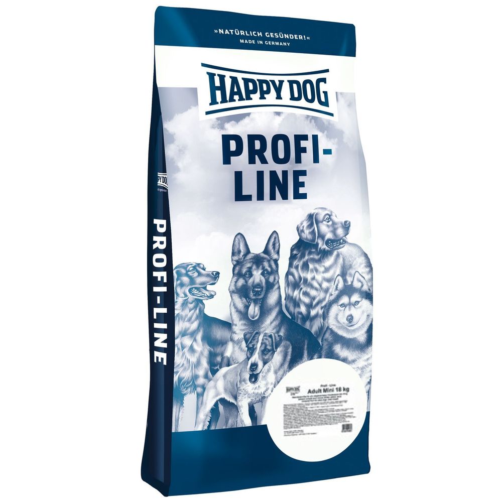 Сухой корм Happy Dog Profi-Line Mini Adult HD для взрослых собак мелких пород с мясом птицы и ягненка 18 кг