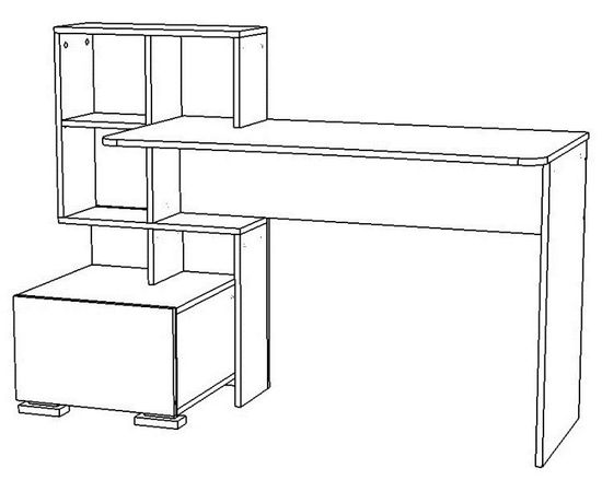 Стол ТИВОЛИ  левый