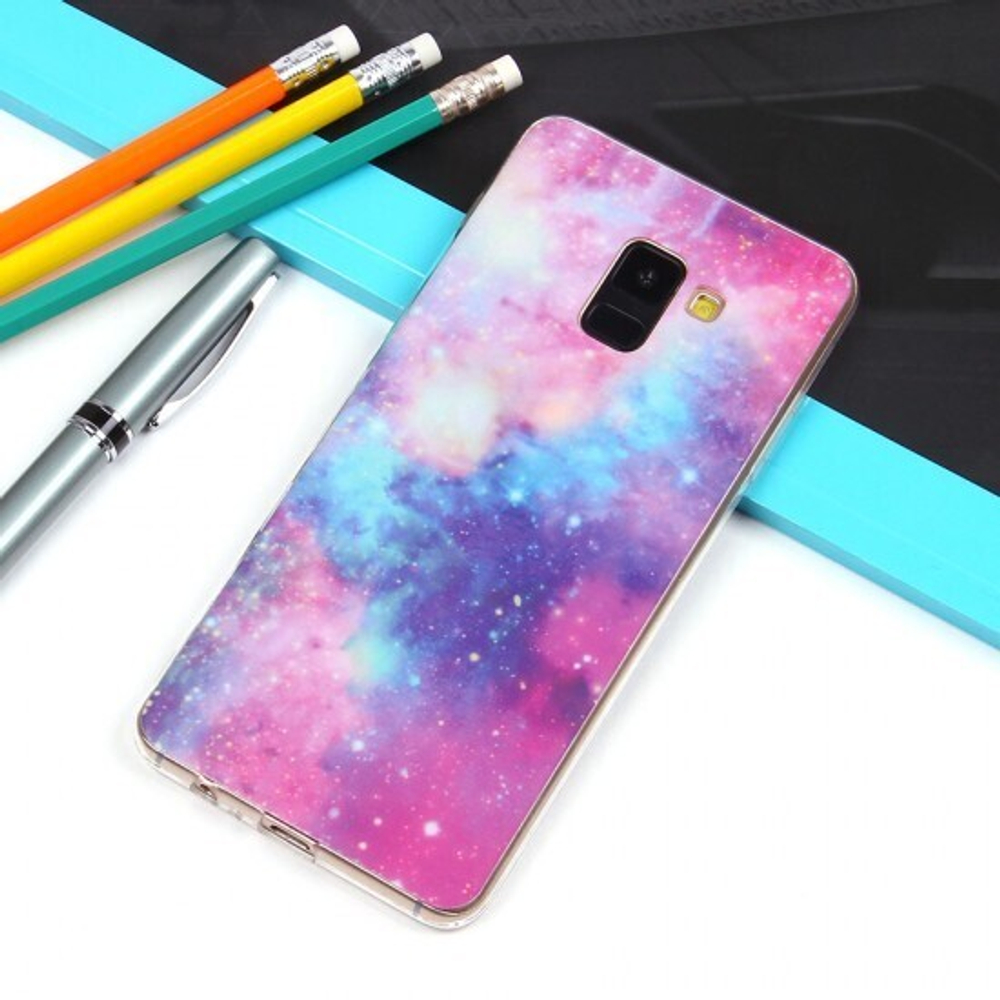 Матовый чехол для Samsung Galaxy A8+ (2018), 010727