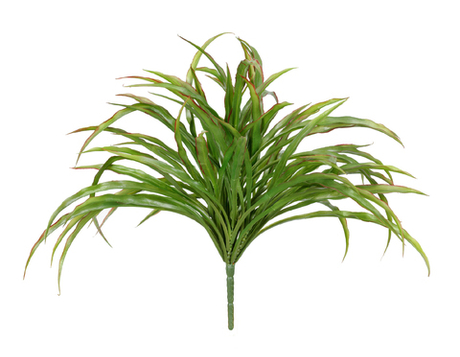 Трава Ванилла Грасс зеленая с бордо 20 см