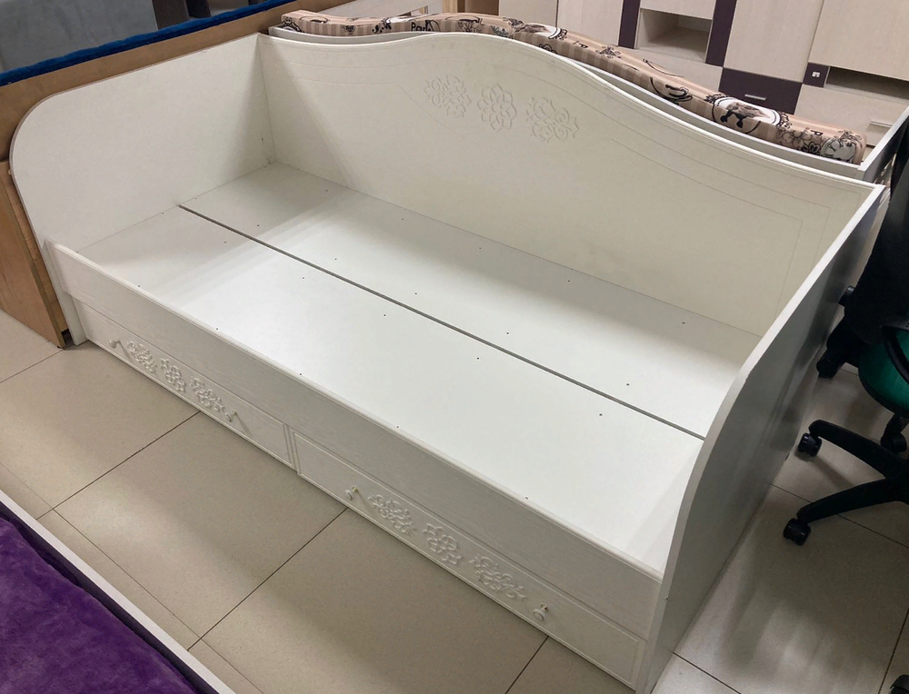 Кровать ДКД 2000.1 KI-KI Белый 900*2000