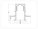 GL3362-9.5 WH белый 85*85*H60