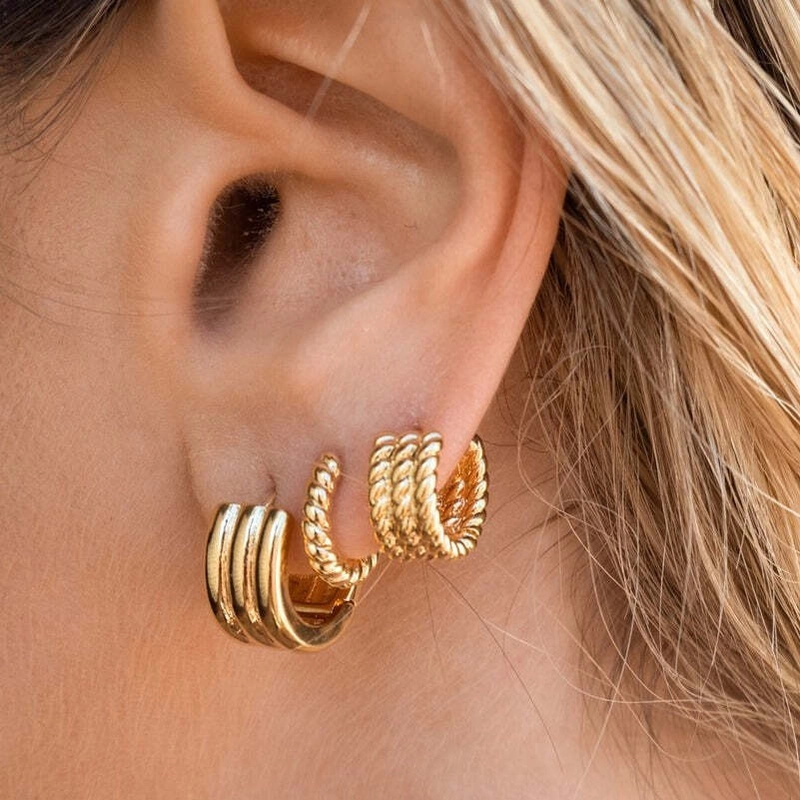 Серьги-кольца Мини Ноэми – Золото