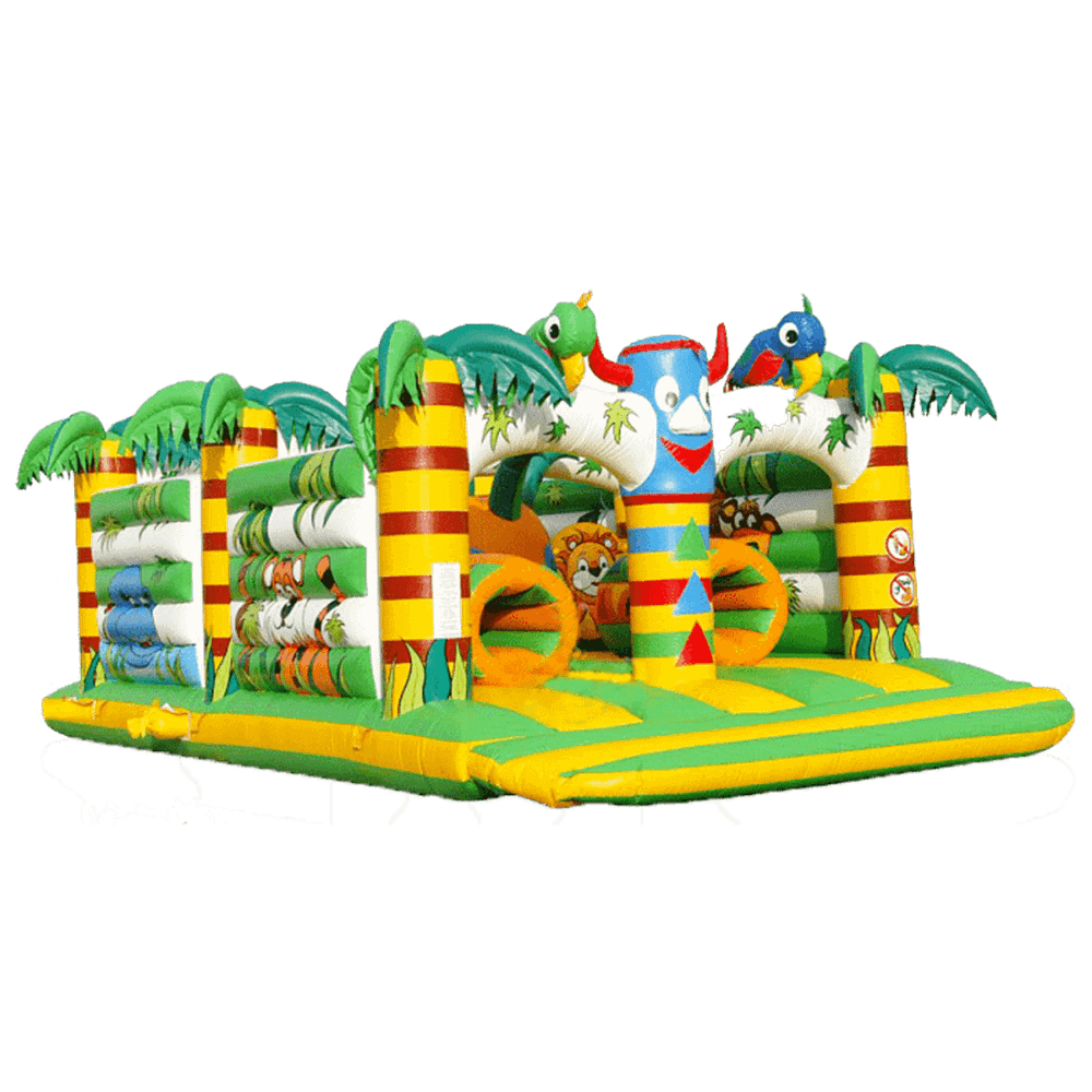 Надувная полоса препятствий «Туземцы», 7х4х2,7 м.