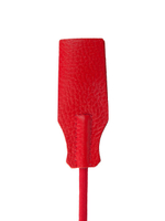 Красный стек с кожаной ручкой - 70 см. (Цвет: красный)