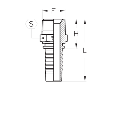 Фитинг DN 38 BSPT 1.1/2