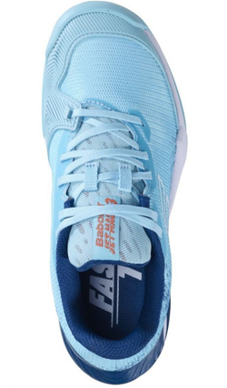 Детские теннисные кроссовки Babolat Jet Mach 3 All Court JR - angel blue