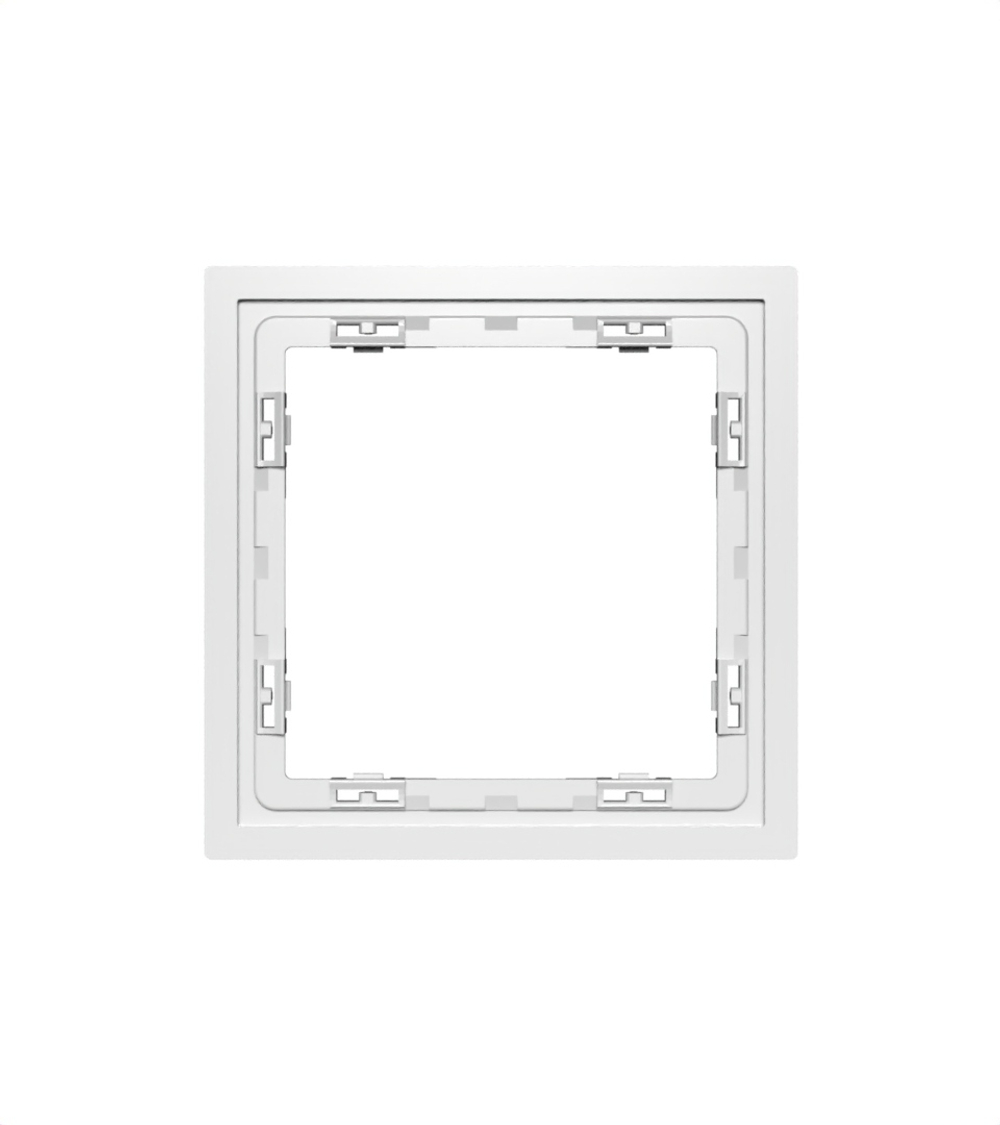 Рамка пластиковая VOLTUM S70 на 1 пост, (белый матовый)