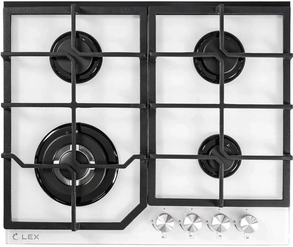 Встраиваемая газовая панель LEX GVG 640-1 WH (q)