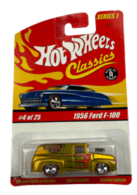 Hot Wheels Classics Series 1: 1956 Ford F-100 (Gold) (#4 of 25) (2005)