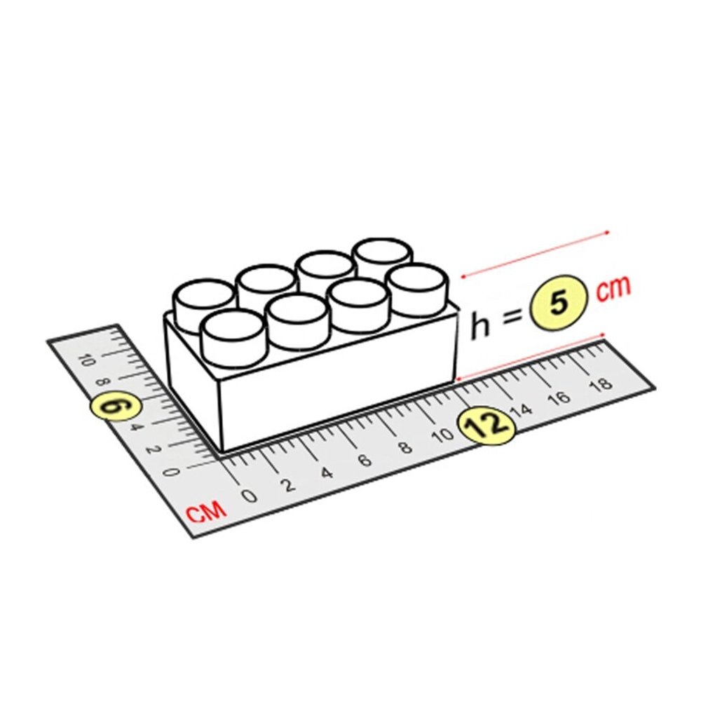 Элемент 12x6x5 см для GigaBloks 5"