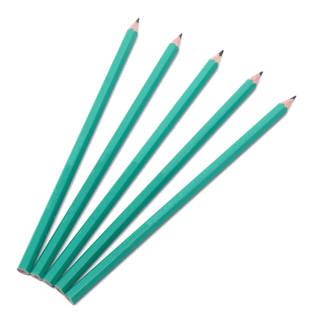 Набор черных простых заточенных карандашей, 12 шт, MC-Basir, пластиковые обычные чернографитные карандаши для начинающих, HB (твердо-мягкий), графитовые серые для школы