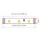 Светодиодная лента SWG 6,3W/m 60LED/m 2835SMD теплый белый 5M 001574