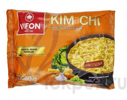 Лапша со вкусом "Кимчи" Vifon Kim Chi, 80 гр
