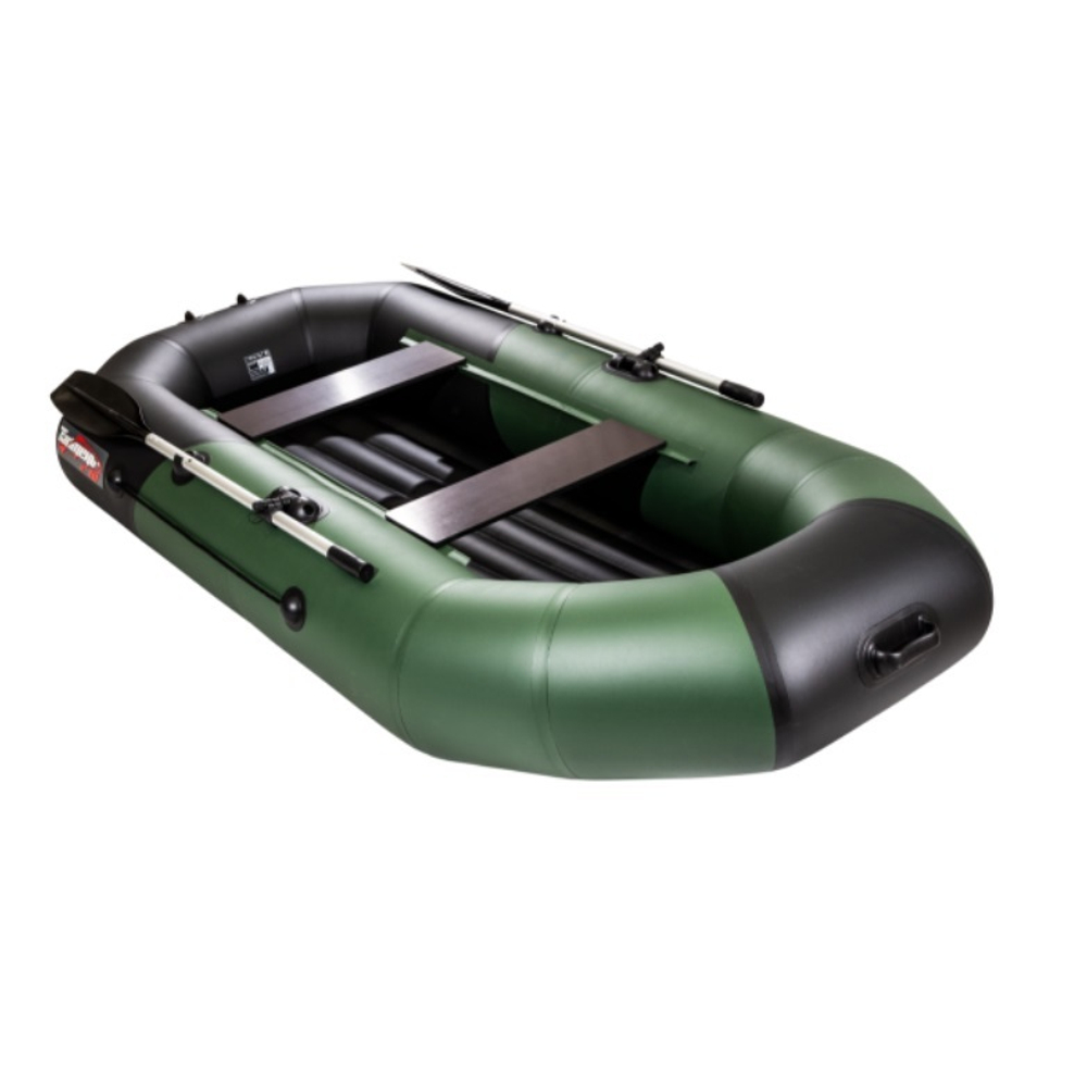 Лодка ПВХ Таймень NX 270 НД зеленый/черный