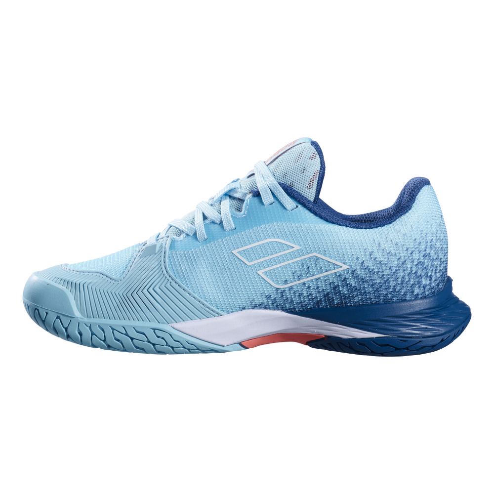 Детские теннисные кроссовки Babolat Jet Mach 3 All Court Shoe Kids - Light Blue, Blue