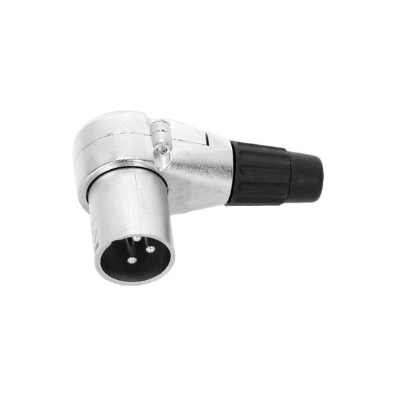Adam Hall K4CXM3A - разъем XLR (M), 3-pin, угловой, металлический