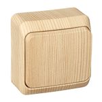 Schneider Electric ЭТЮД Сосна Переключатель 1-клавишный открытая установка BA10-004D