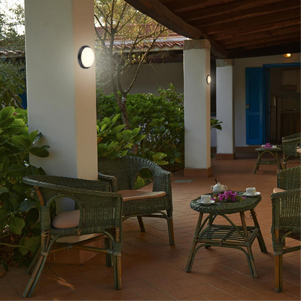 358015 STREET NT19 397 черный Ландшафтный светильник IP65 LED 4000К 12W 220V OPAL