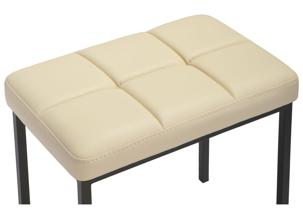 Банкетка Дион кожзам d1 / черный матовый