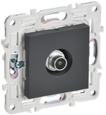 SKANDY Розетка TV оконечная SK-A12T титан IEK
