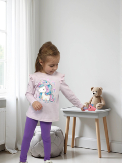 022-03-4 Комплект для девочки (джемпер+ лосины)