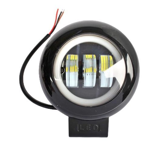 Светодиоды рабочего света WL 10X3 CREE 30W R со светодиодной подсветкой на габарит Ангельский глаз