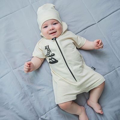 Bb team zip-up romper 3-18 months - Tofu