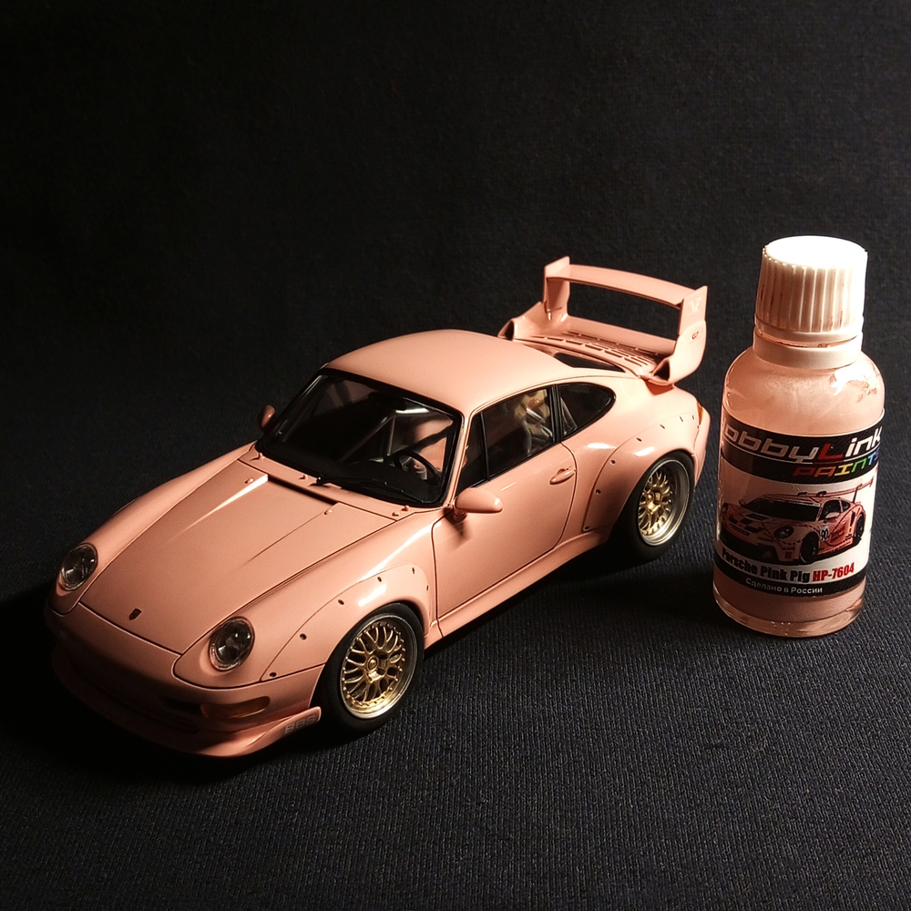 Краска лаковая HobbyLink Porsche Pink Pig HP-7604