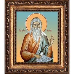 Аггей Пророк. Икона на холсте.