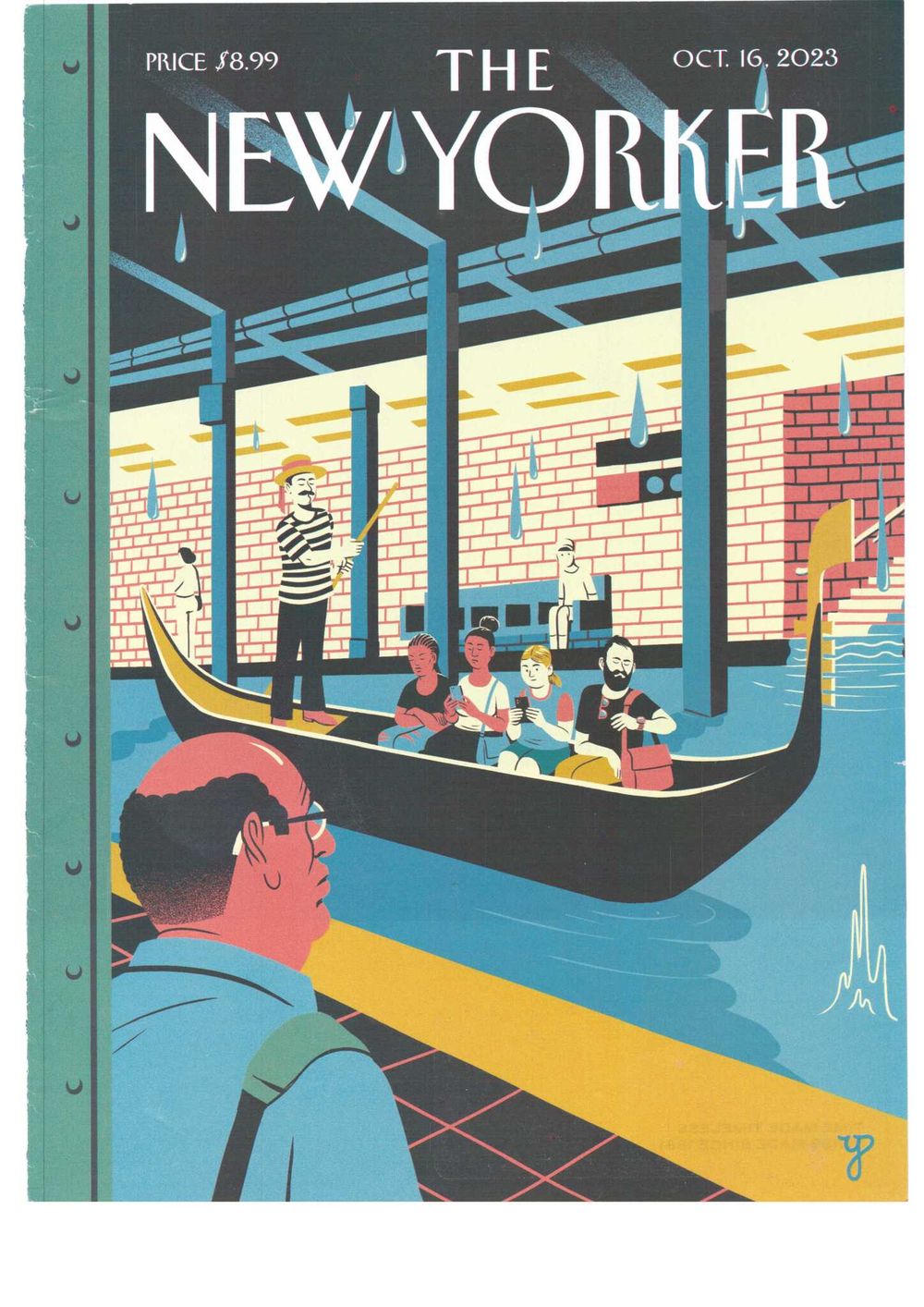 Журнал The New Yorker 16-10-2023, обложка