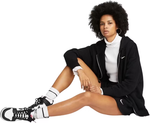 DQ5758-010 Худи W NSW PHNX FLC FZ OS HOODIE