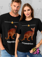 Футболка абиссинская кошка