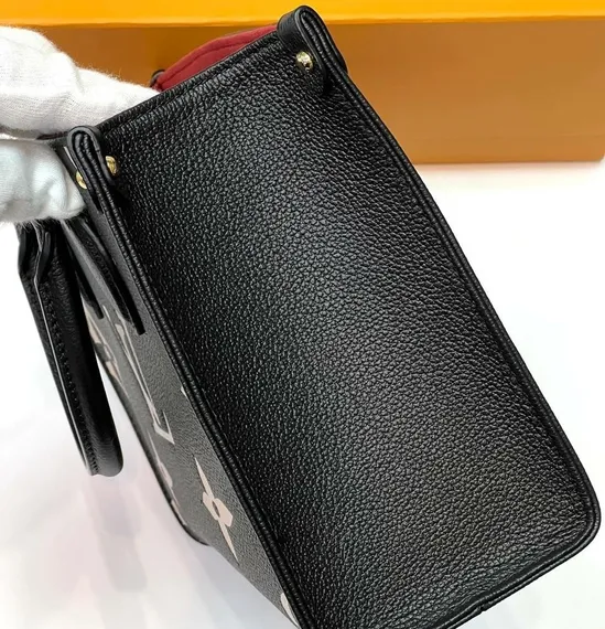 Сумка Louis Vuitton Onthego черный/бежевый