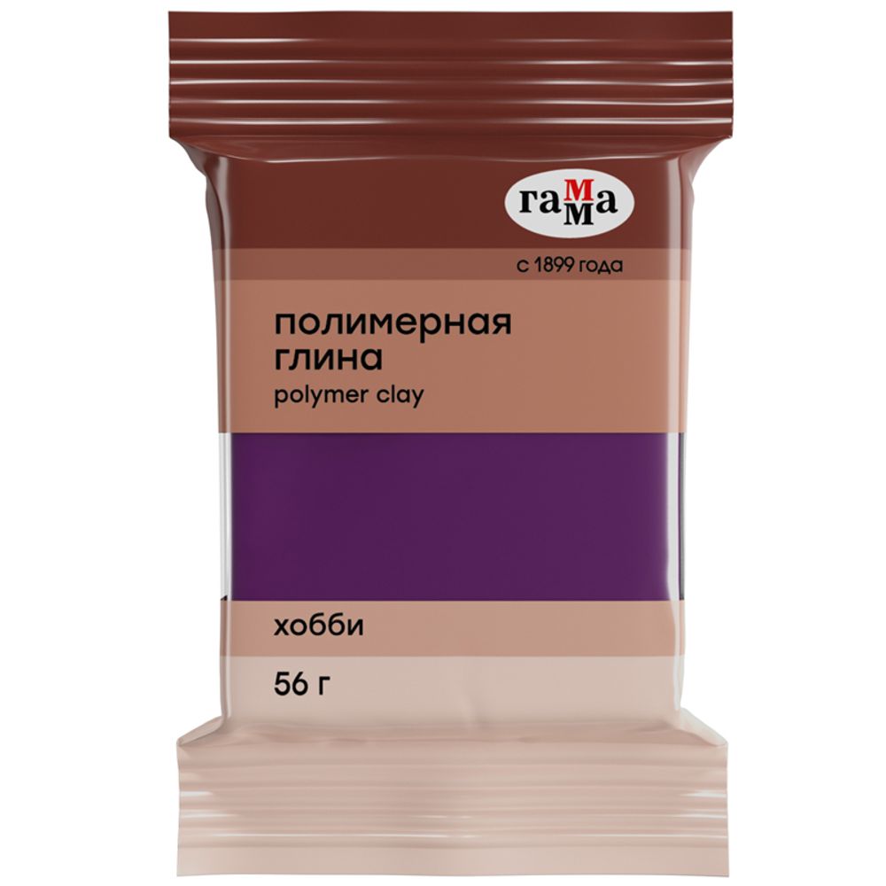 Полимерная глина Гамма "Хобби", сиреневый, 56г
