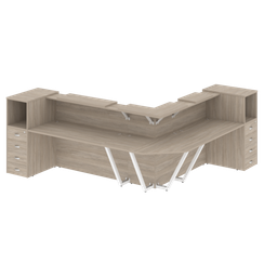 Onix Ресепшн O.R-K-33 Дуб Аттик 2607*3007*1187