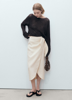 Юбка-парео изо льна