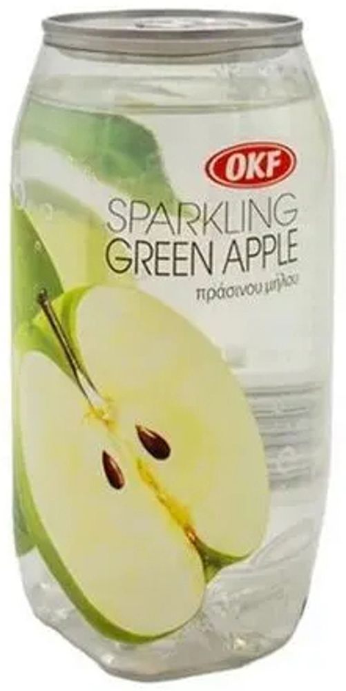 Газированный напиток OKF Sparkling Green Apple &quot;Зелёное Яблоко&quot; 0.35 - пэт