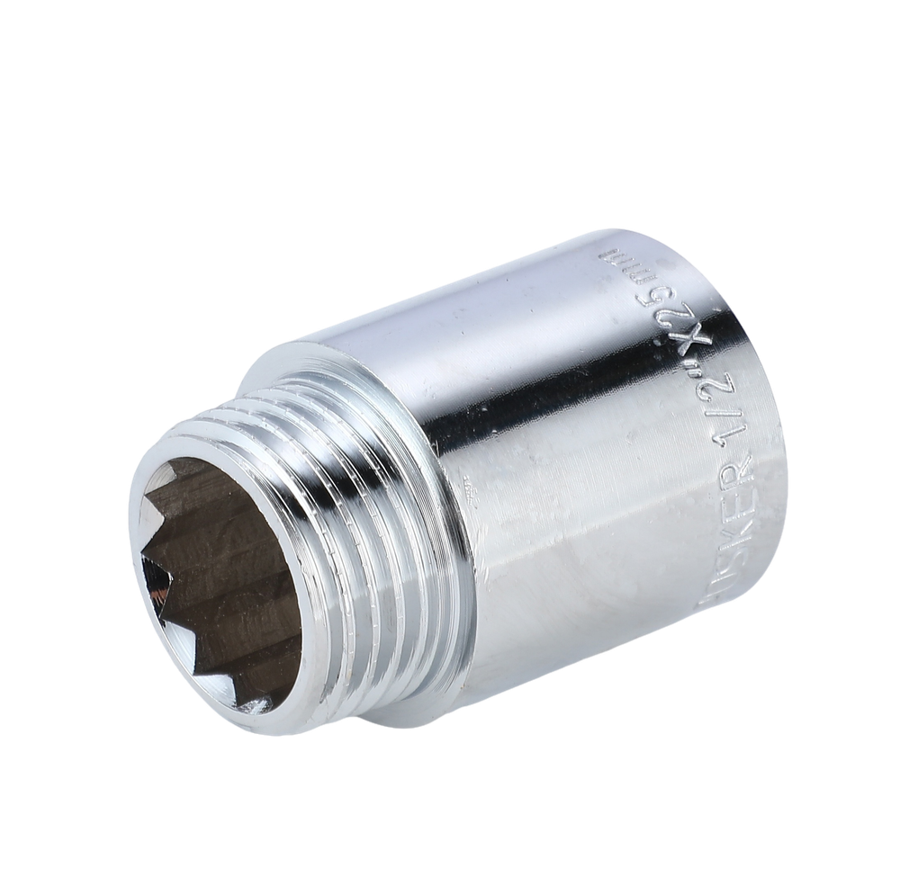 Удлинитель хромированный AOSKER 3/4" x 10 мм (ф20х10) ВР/НР