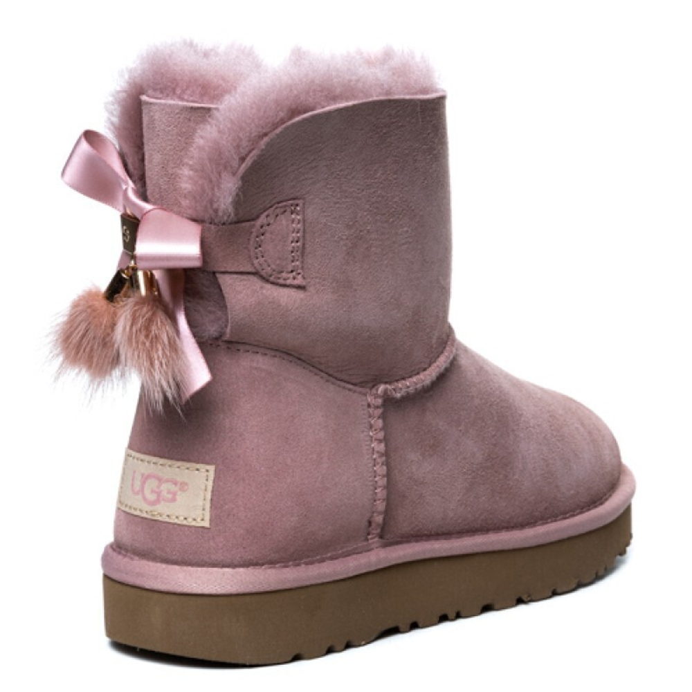 Угги Bailey Bow Mini Tassel Dusk