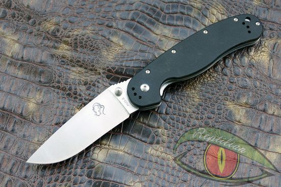 Складной нож Steelclaw Крыса черная c клинком из стали AUS-8, рукоять G10