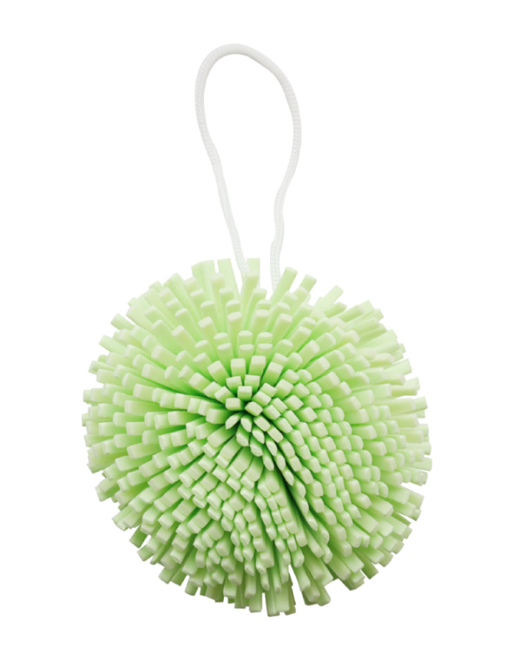 [Solomeya] Мочалка спонж для тела ЗЕЛЁНАЯ Bath Sponge Green, 1шт